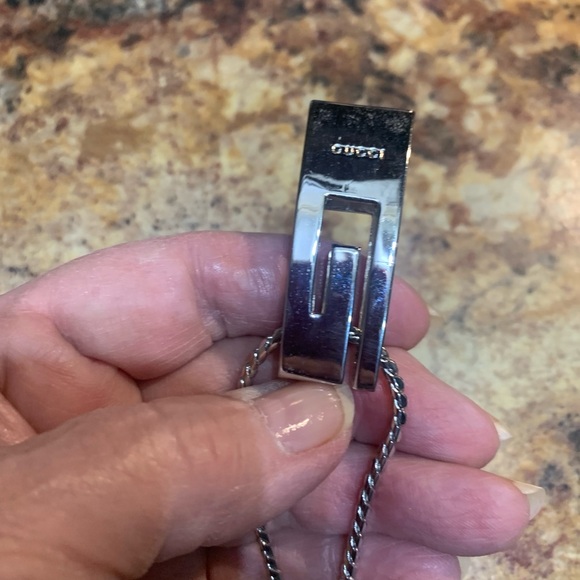 Gucci G Sterling Silver Necklace gorgeous - Picture 8 of 10